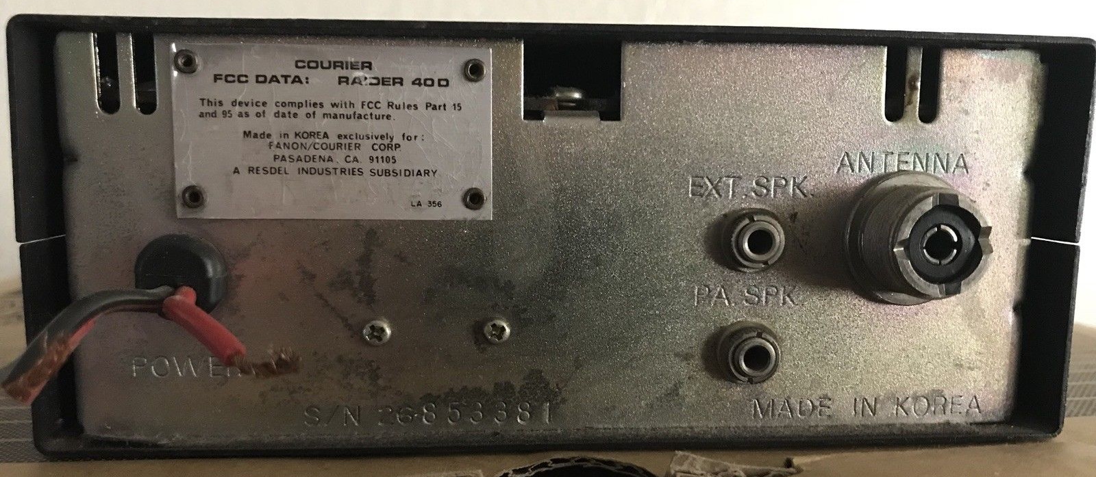 Fanon Courier Raider 40D